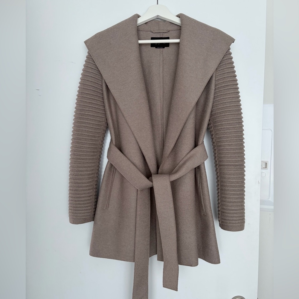 Sentaler wrap coat